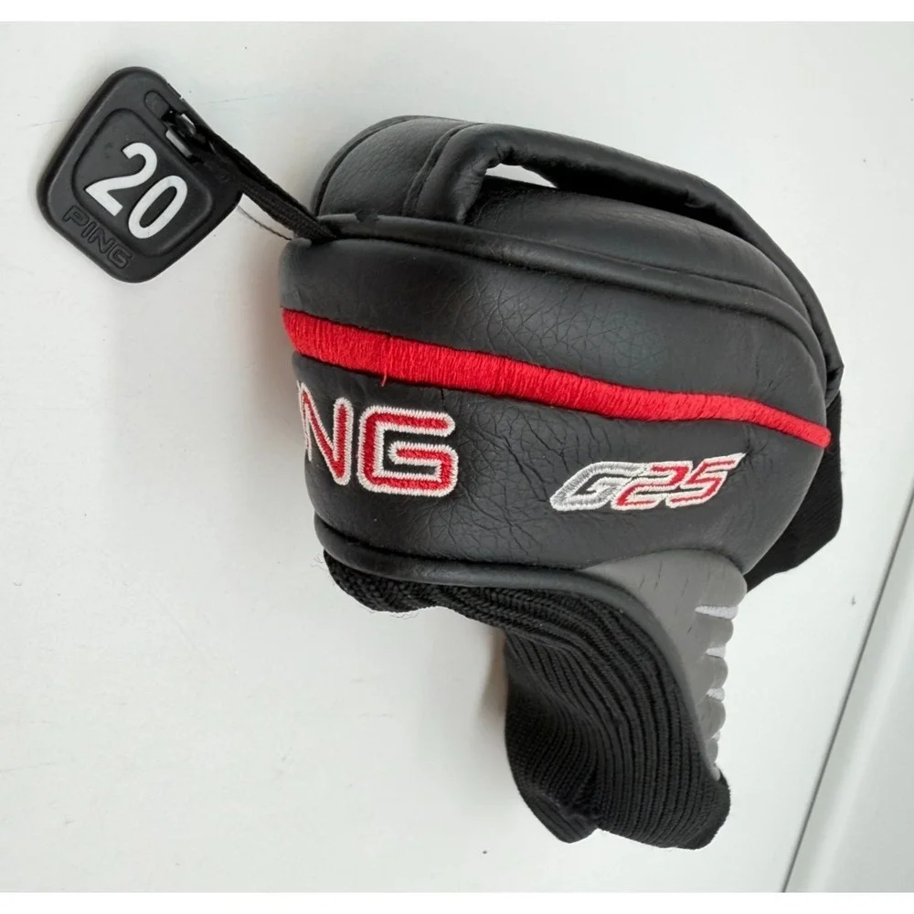 PING G25 Hybrid Headcover Black Red Grey 20 Degree Rescue Utility OEM Golf